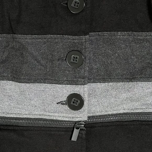 Cabi Love Carol Collection Coat Jacket Women's L Convertible Black Colorblock - Picture 14 of 17